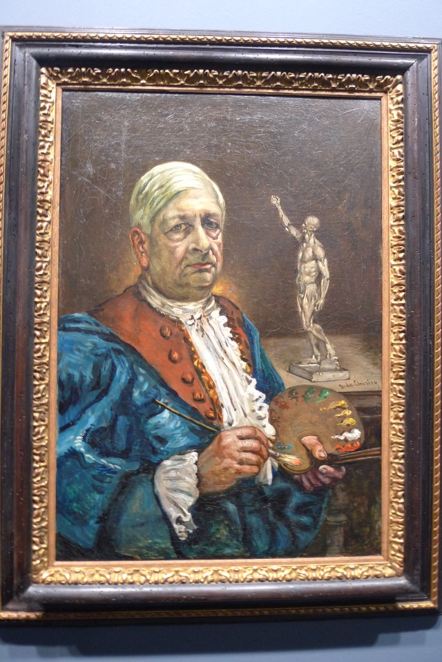 de Chirico als alter Mann